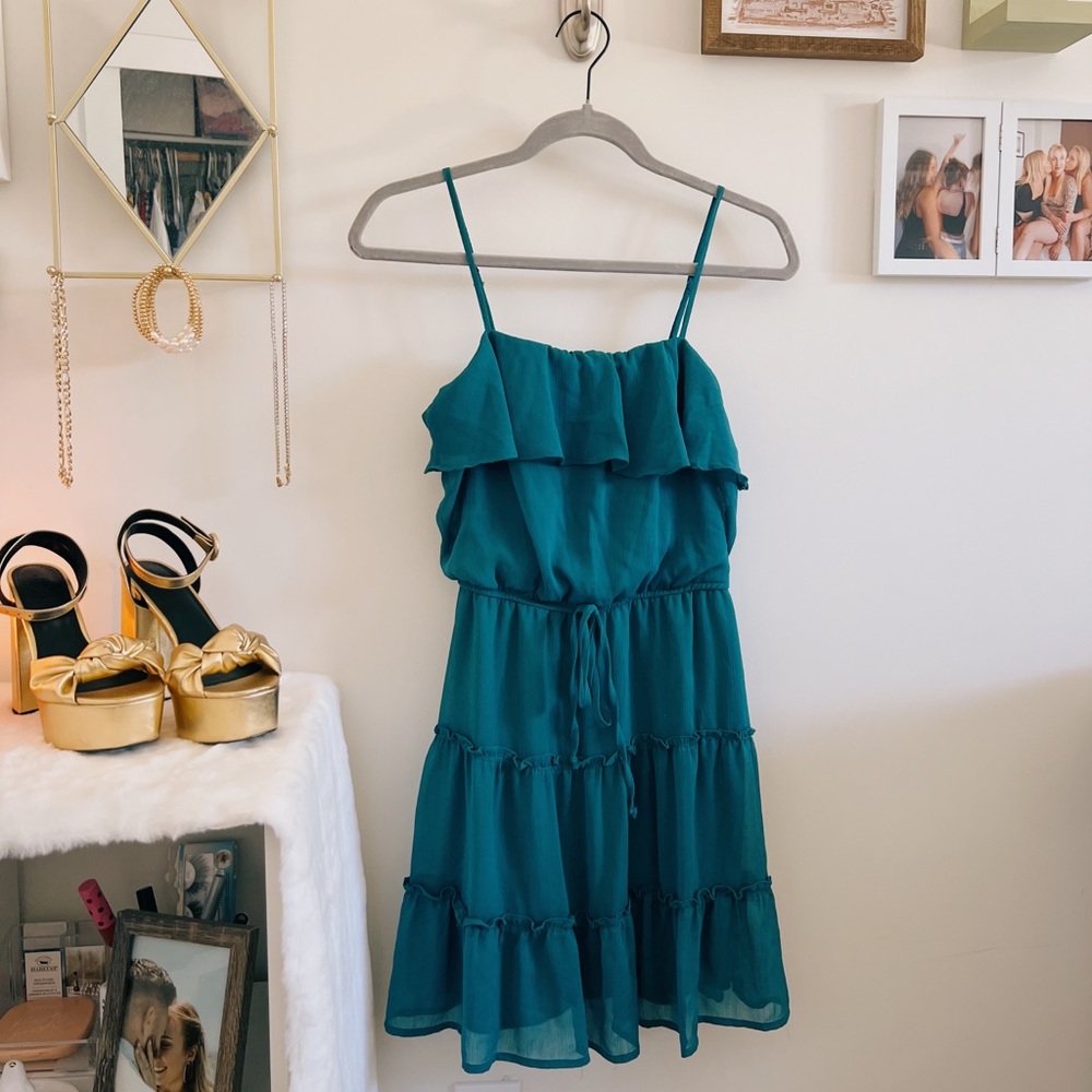 Buckle- Teal Dress
